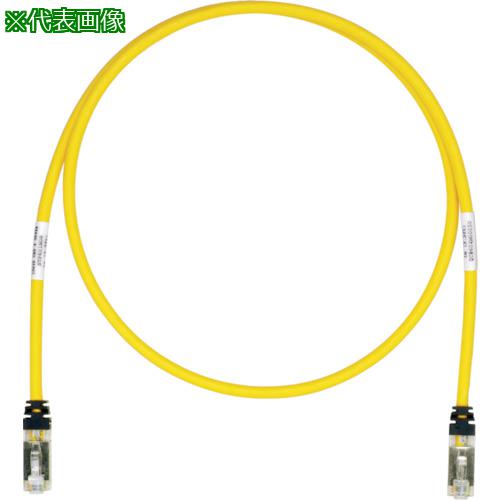 ■PANDUIT CAT6A/CAT6 シールドパッチコード 20m 黄 STP6X20MYL〔品番:STP6X20MYL〕【8180479:0】[店頭受取不可]