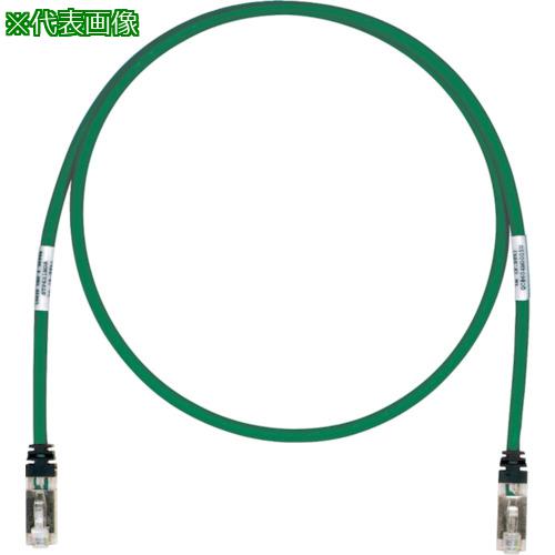 ■PANDUIT CAT6A/CAT6 シールドパッチコード 40m 緑 STP6X40MGR〔品番:STP6X40MGR〕【8180506:0】[店頭受取不可]