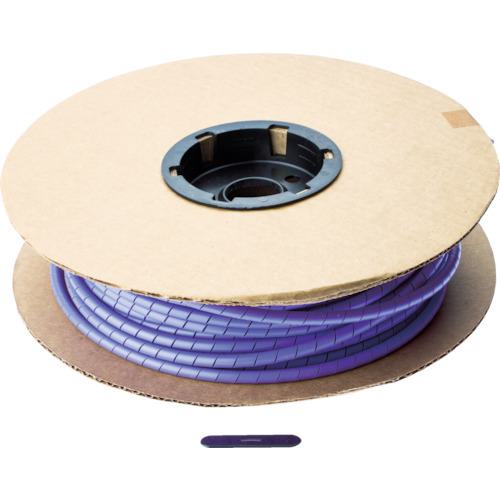 ■PANDUIT スパイラルラッピング ポリエチレン 紫〔品番:T50FC7〕【8180561:0】[店頭受取不可]