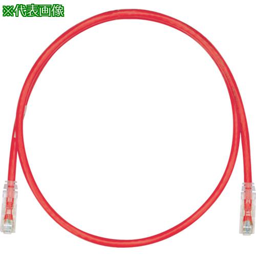 ■PANDUIT カテゴリ6UTPパッチコード 15m 赤〔品番:UTPSP15MRDY〕【8180825:0】[店頭受取不可]