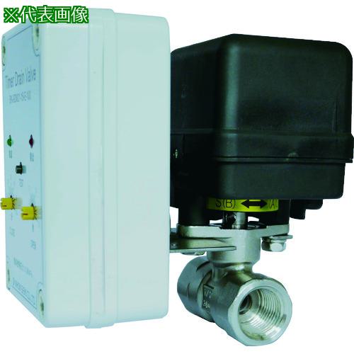 ■日本精器 電動ボールバルブ式タイマードレンバルブ15A100V〔品番:BN9DM2115E100〕【8183422:0】[店頭受取不可]