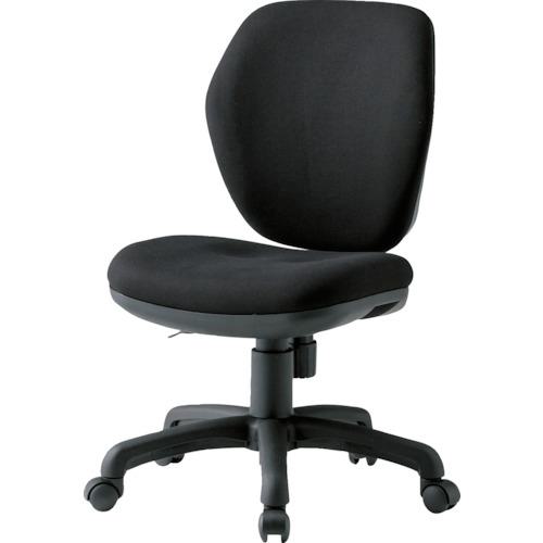 ■TOKIO オフィスチェア 肘なし ブラック〔品番:FST77BK〕【8184954:0】[店頭受取不可]