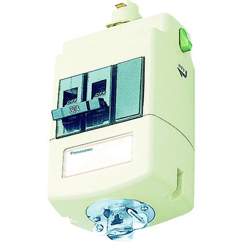 ■Panasonic ブレーカ付ターミナルプラグ1型2P20A〔品番:DH24823K1〕【8185413:0】[店頭受取不可]