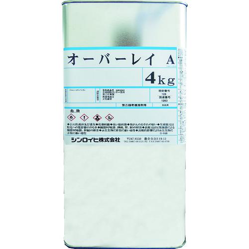 ■Sinloihi 蓄光塗料 オーバーレイA 4kg クリヤー〔品番:2000T4〕【8186484:0】[店頭受取不可]