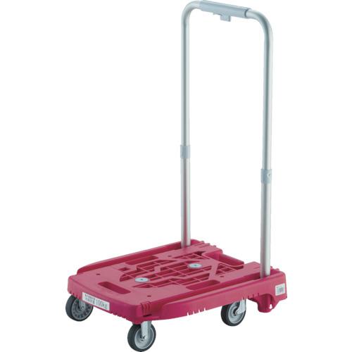 ■TRUSCO 樹脂台車 カルティオミニ weego ピンク〔品番:WP2GP〕【8187006:0】[店頭受取不可]