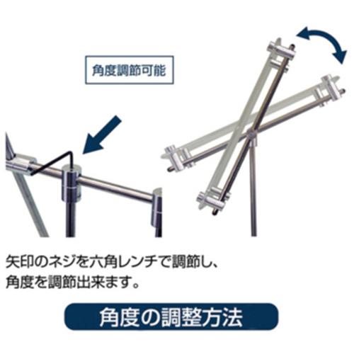 ■TOKISEI パネルスタンド クリエイティブアクリルスタンド ポール A3横 420×297〔品番:CASA3Y〕【8190845:0】[店頭受取不可]_4