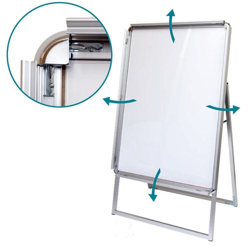 ＴＯＫＩＳＥＩ ポスターグリップスタンド看板 屋内用Ａ型 Ａ２両面ブラック PGSK-A2RB 1台 常磐精工 TOKISEI ポスターグリップスタンド看板 屋内用 A型 B2両面