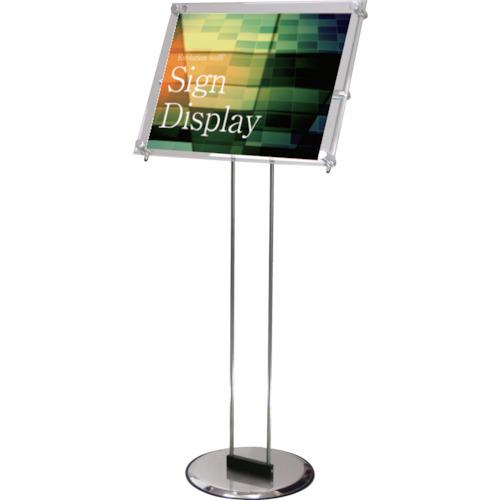 ■TOKISEI パネルスタンド クリエイティブアクリルスタンド ポール A3横 420×297〔品番:CASA3Y〕【8190845:0】[店頭受取不可]