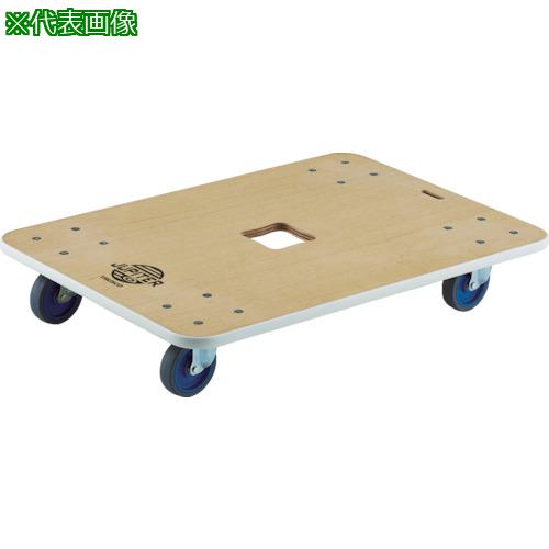 ■TRUSCO 木製平台車 ジュピター 900X600 φ75 200kg〔品番:JUP900200〕【8194968:0】[直送DS][店頭受取不可]