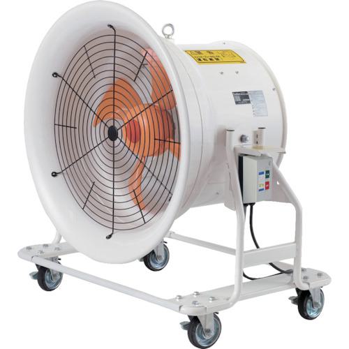 ■Suiden 送風機 どでかファン ハネ600mm 3相200V 低騒音・省エネタイプ 角度調節可能 4輪キャスター付〔品番:SJFT604A〕【8196174:0】[直送DS][店頭受取不可]