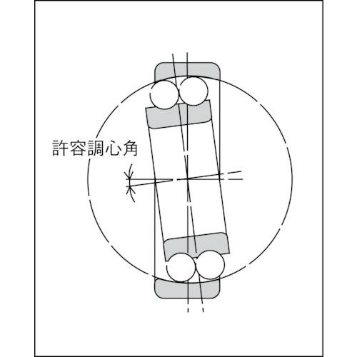 ■NTN A 小径小形ボールベアリング内輪径80mm外輪径170mm幅58mm〔品番:2316S〕【8197663:0】[店頭受取不可]