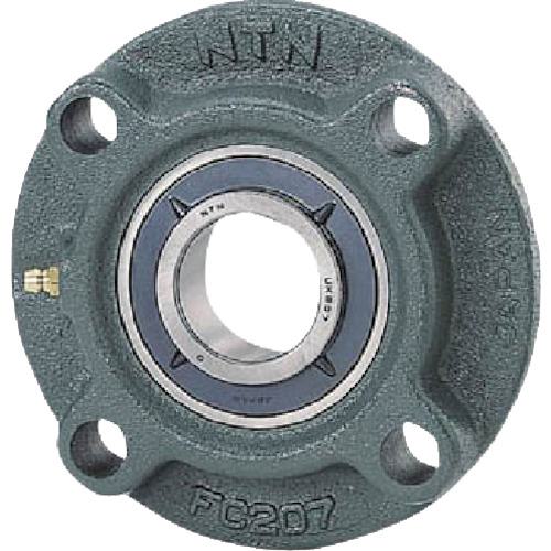 ■NTN G ベアリングユニット(テーパ穴形アダプタ式)軸径65mm内輪径75mm全長220mm〔品番:UKFC215D1〕【8197123:0】[店頭受取不可]
