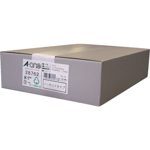 ■3M エーワン PPCラベル A4ノーカット (500枚入)〔品番:28762〕【8200136:0】[店頭受取不可]