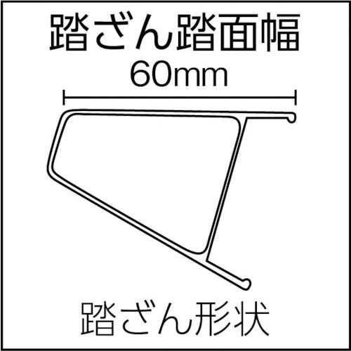 ■アルインコ 伸縮脚立(ステップ幅広)210cm 最大使用質量100kg〔品番:PRW210FX〕【8202638:0】[直送DS][店頭受取不可]_1