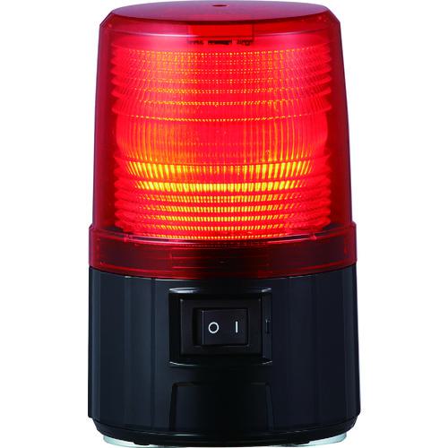 ■PATLITE 電池式フラッシュ表示灯 レッド〔品番:PFHBTR〕【8202785:0】[店頭受取不可]