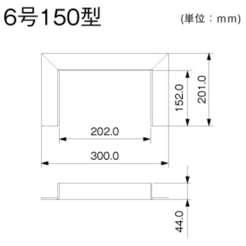 ■マサル エムケーダクト 4号 クリーム〔品番:MD45〕【8207681:0】[直送DS][店頭受取不可]