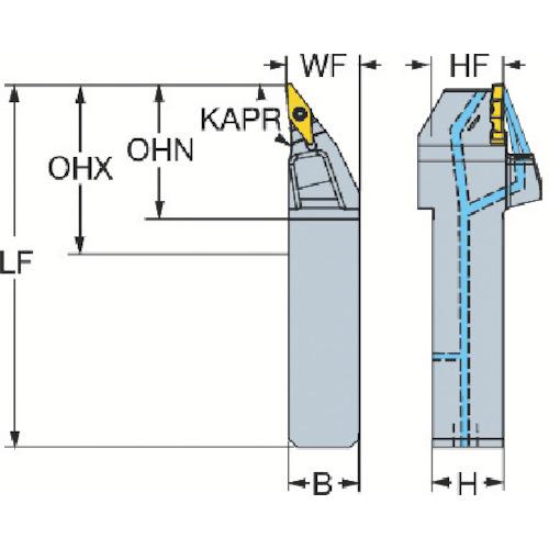 ■SANDVIK コロターンTRホルダ(480)〔品番:QSTRV13JBL2020HP〕【8251927:0】[店頭受取不可]_1