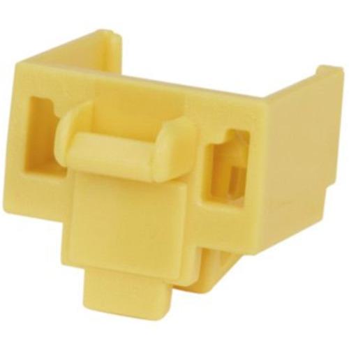 ■PANDUIT モジュラージャックガード 黄 (100個入)〔品番:PSLDCJBYLC〕【8257211:0】[店頭受取不可]