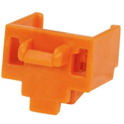 ■PANDUIT モジュラージャックガード オレンジ (100個入)〔品番:PSLDCJBORC〕【8257349:0】[店頭受取不可]