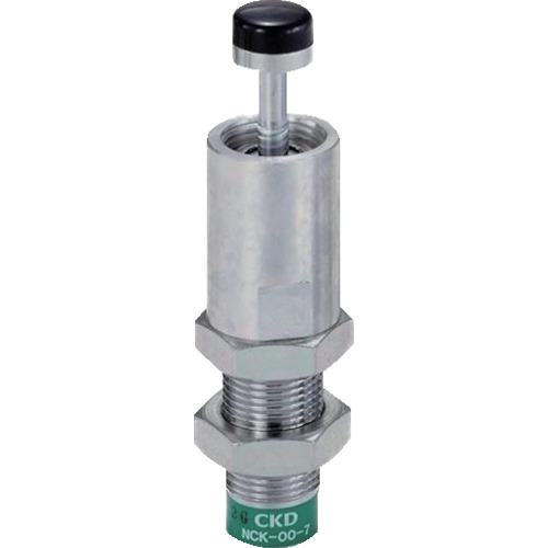 ■CKD ショックキラー 基本形 ストップナット・先端キャップ付〔品番:NCK007N1C〕【8279951:0】[店頭受取不可]