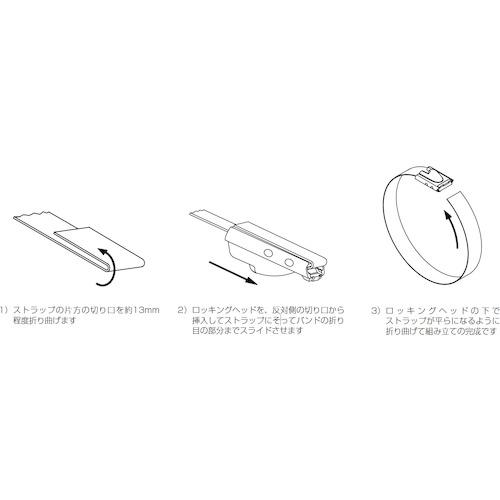 ■PANDUIT MLTタイプ 長尺ステンレススチールバンド スーパーヘビータイプ SUS304 幅:15.9mm 長さ:61m/巻 MBSH-TR〔品番:MBSHTR〕【8281555:0】[店頭受取不可]_2