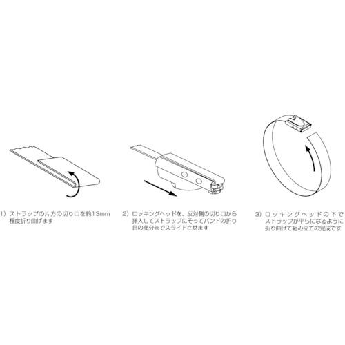 ■PANDUIT MLTタイプ 長尺ステンレススチールバンド スーパーヘビータイプ SUS304 幅:15.9mm 長さ:61m/巻 MBSH-TR〔品番:MBSHTR〕【8281555:0】[店頭受取不可]_1