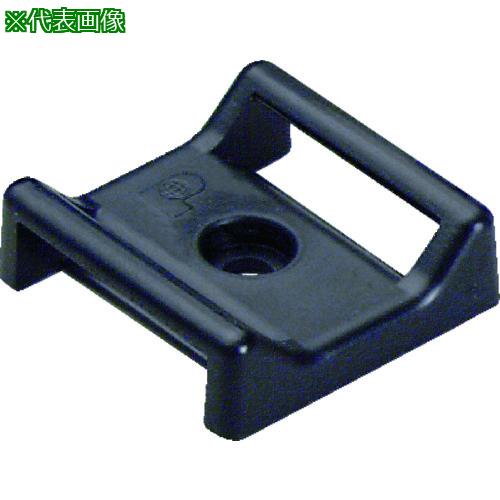 ■PANDUIT タックタイ用タイマウント M3ネジ止め 黒 (100個入)〔品番:ABMTS6C20〕【8281377:0】[店頭受取不可] 13,105円