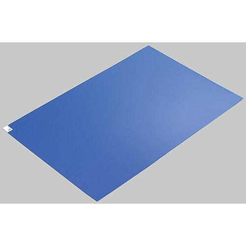 ■AS エコノミー粘着マット600×900 青 (10枚入)〔品番:2490902〕【8286627:0】[店頭受取不可]_1