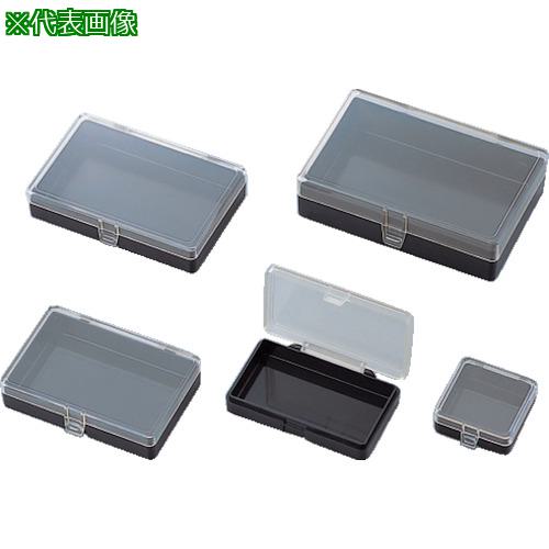 ■AS ヒンジ付角型ケース(導電+帯電防止)4N (30個入)〔品番:1940824〕【8286597:0】[店頭受取不可]