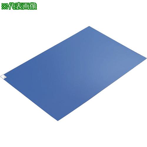 ■AS エコノミー粘着マット600×1200 白 (10枚入)〔品番:2491003〕【8286631:0】[直送DS][店頭受取不可]
