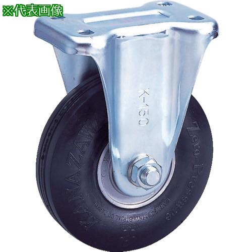 ■カナツー ゼロプレッシャータイヤ 固定金具付 荷重196.1〔品番:ZPW10X2.75HSBK〕【8287558:0】[店頭受取不可]