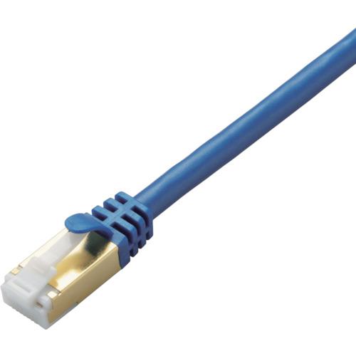 ■ELECOM ツメの折れないLANケーブル CAT7準拠 20m メタリックブルー〔品番:LDTWSTBM200〕【8288874:0】[店頭受取不可]