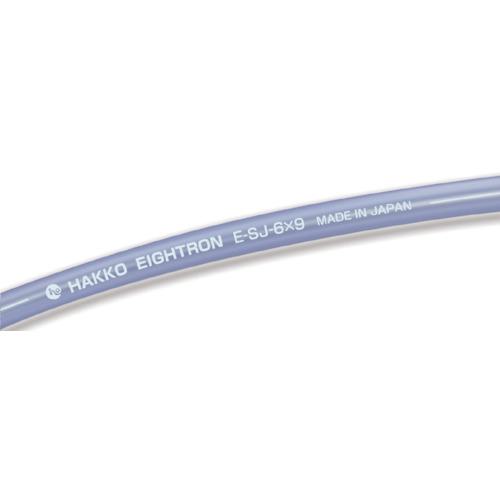 ■ハッコウ スーパー柔軟フッ素チューブ・クリアブルー 2×4 20M〔品番:ESJ2X4CBU20〕【8290298:0】[店頭受取不可]