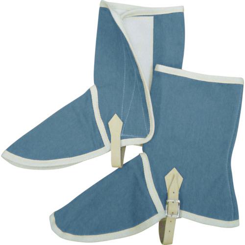 ■吉野 ハイブリッド(耐熱・耐切創)保護具 足カバー ネイビーブルー〔品番:YSPAB〕【8290840:0】[店頭受取不可]