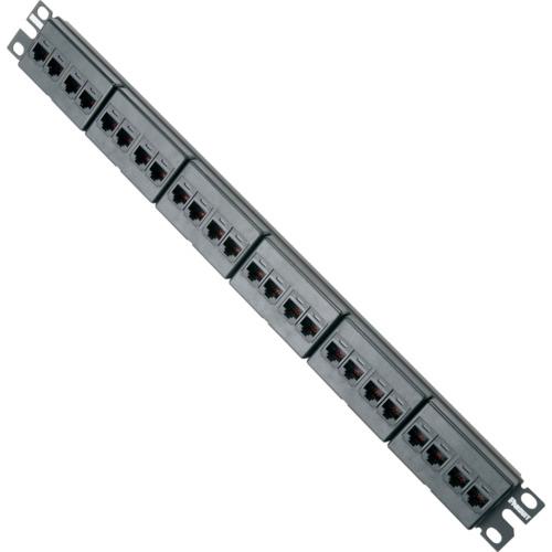 ■PANDUIT カテゴリ6 JJアダプタパッチパネルキット〔品番:CP24688BL〕【8291254:0】[店頭受取不可]