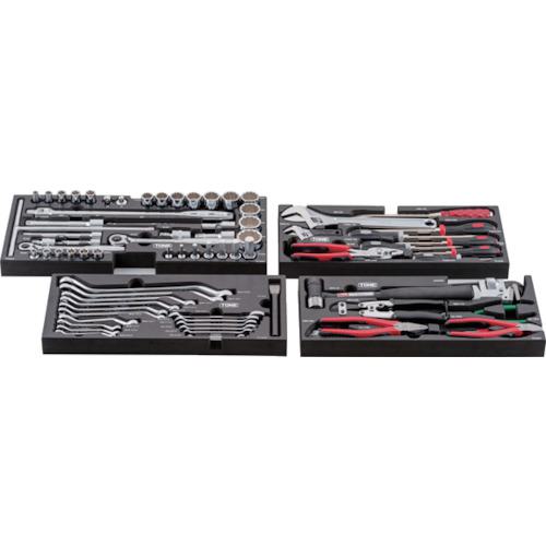 ■TONE 整備用工具セット ツールセット(ブラック仕様) 間口508×奥行232×高さ302mm〔品番:TSXT950BK〕【8292432:0】[店頭受取不可]_3