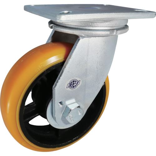 ■ヨドノ 重量用高硬度ウレタン自在車200φ〔品番:SDUJ200〕【8353148:0】[店頭受取不可]