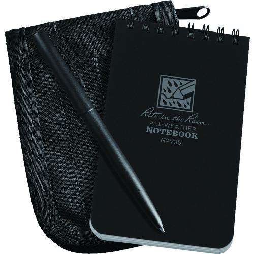 ■RITR 3X5キット ブラックブック/ブラックカバー〔品番:735BKIT〕【8353890:0】[店頭受取不可]