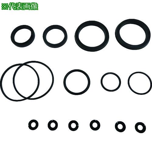 ■TAIYO 油圧シリンダ用メンテナンスパーツ パッキンセット 適合シリンダ内径:φ32 (フッ素ゴム・スイッチセット用)〔品番:NH8RPKS3032B〕【8354867:0】[店頭受取不可]