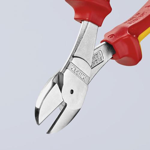■KNIPEX 絶縁強力型ニッパー 200mm 1000V絶縁ハンドル〔品番:7407200〕【8356485:0】[店頭受取不可]_2