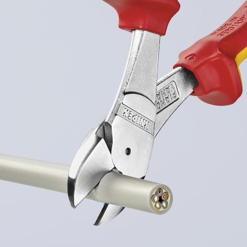 ■KNIPEX 絶縁強力型ニッパー 200mm 1000V絶縁ハンドル〔品番:7407200〕【8356485:0】[店頭受取不可]_3
