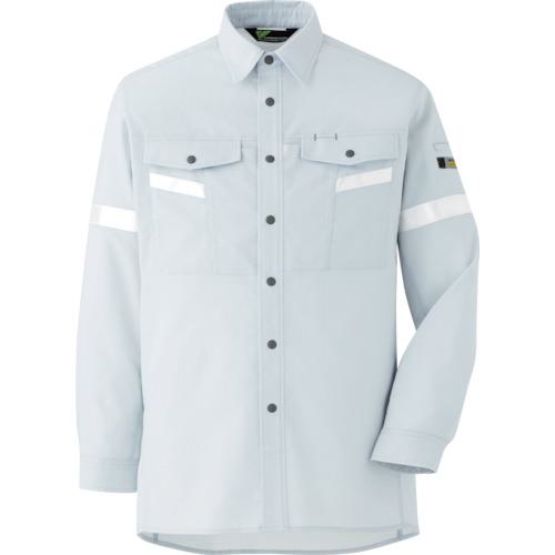 ■ミドリ安全 ベルデクセル帯電防止 反射材仕様 長袖シャツ VES2551上 S〔品番:VES2551UES〕【8357082:0】[店頭受取不可]