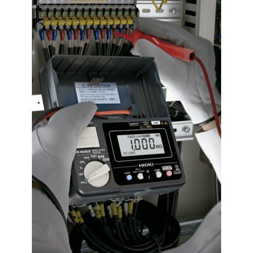 □HIOKI デジタル絶縁抵抗計(5レンジ) IR4055-11〔品番:IR405511