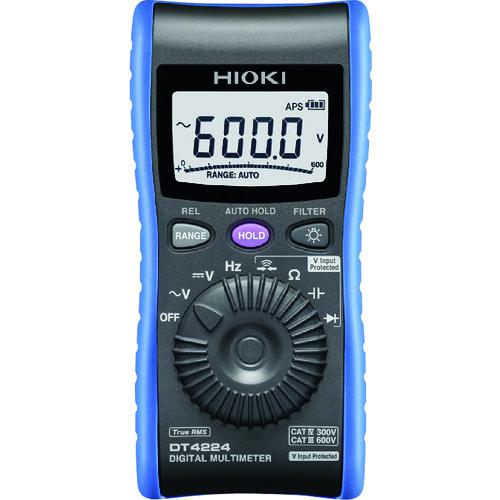 ■HIOKI デジタルマルチメータ DT4224〔品番:DT4224〕【8358278:0】[店頭受取不可]_1