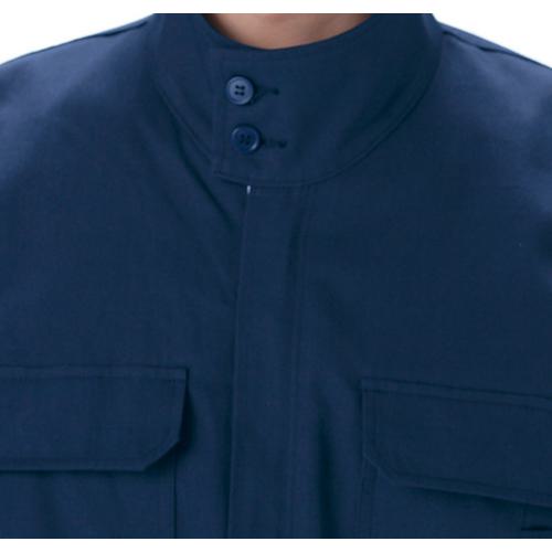 ■AUTO-BI 通年モデル つなぎ服(防炎)5101-001ネイビーブルー-4L〔品番:51010014L〕【8363766:0】[店頭受取不可] □AUTO-BI 通年モデル つなぎ服(防炎)5101-001ネイビーブルー-4L〔品番