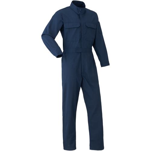 ■AUTO-BI 通年モデル つなぎ服(防炎)5101-001ネイビーブルー-5L〔品番:51010015L〕【8363767:0】[店頭受取不可]
