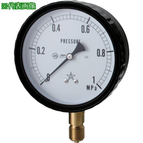 ■右下 密閉形圧力計〔品番:W4112411.6MPA〕【8383639:0】[店頭受取不可]