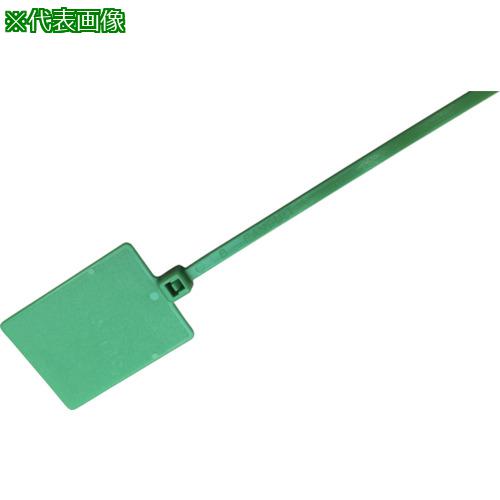 ■PANDUIT 旗型タイプナイロン結束バンド 緑 (1000本入)〔品番:PLF1MAM5〕【8503813:0】[店頭受取不可]