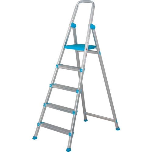 ■PiCa 上わく付き踏台 コメット 5段〔品番:CTB5C〕【8514975:0】[店頭受取不可]