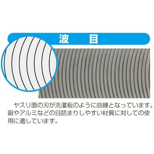 ■ツボサン 波目ヤスリ 5本組 平 中目〔品番:HI00562〕【8528093:0】[店頭受取不可]_1